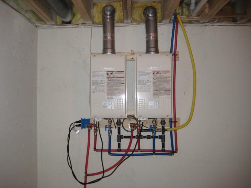 Two Noritz Tankless Heaters